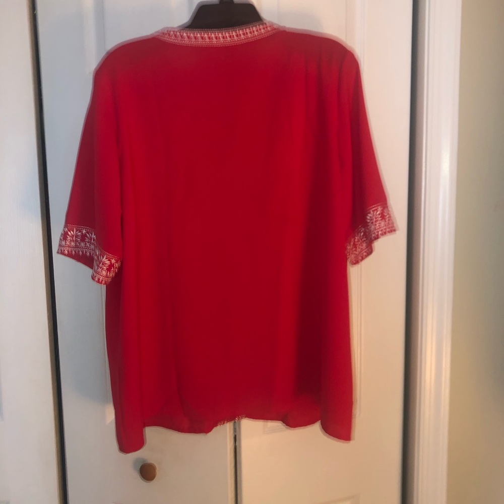 2X Top Red/White - Picture 2 of 2
